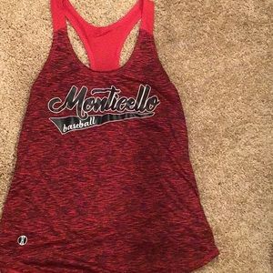 Read Monticello baseball tank top